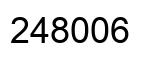 Número 248006 imagen negro