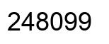 Número 248099 imagen negro