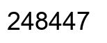 Número 248447 imagen negro