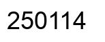 Número 250114 imagen negro