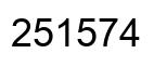 Número 251574 imagen negro