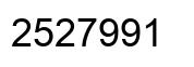Número 2527991 imagen negro