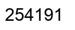 Número 254191 imagen negro