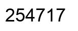 Número 254717 imagen negro