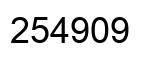 Número 254909 imagen negro