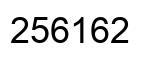 Número 256162 imagen negro