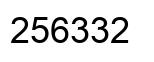 Número 256332 imagen negro