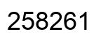 Número 258261 imagen negro