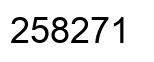 Número 258271 imagen negro