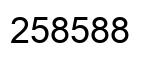 Número 258588 imagen negro