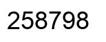 Número 258798 imagen negro