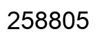 Número 258805 imagen negro