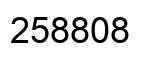 Número 258808 imagen negro