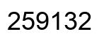 Número 259132 imagen negro