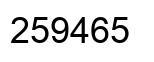Número 259465 imagen negro