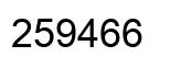 Número 259466 imagen negro
