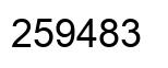 Número 259483 imagen negro