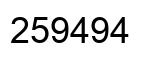 Número 259494 imagen negro