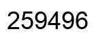 Número 259496 imagen negro