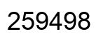 Número 259498 imagen negro