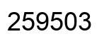 Número 259503 imagen negro