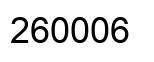 Number 260006 black image