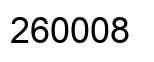 Number 260008 black image