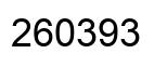 Number 260393 black image