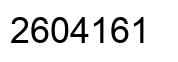 Número 2604161 imagen negro