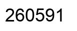 Number 260591 black image