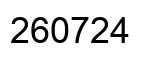 Número 260724 imagen negro