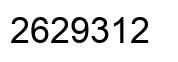 Número 2629312 imagen negro