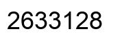 Número 2633128 imagen negro