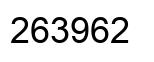 Número 263962 imagen negro