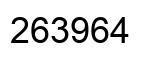 Número 263964 imagen negro