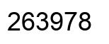 Número 263978 imagen negro