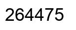 Number 264475 black image