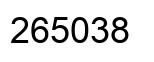 Número 265038 imagen negro