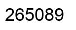 Número 265089 imagen negro