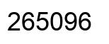 Número 265096 imagen negro