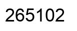 Número 265102 imagen negro