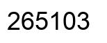Número 265103 imagen negro