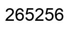 Número 265256 imagen negro