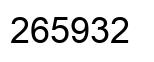 Número 265932 imagen negro