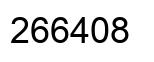 Número 266408 imagen negro