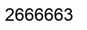 Número 2666663 imagen negro