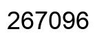 Number 267096 black image