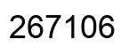 Number 267106 black image