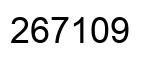 Number 267109 black image
