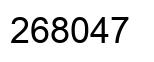 Número 268047 imagen negro